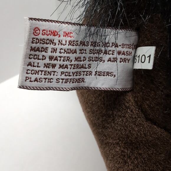 Gund Clyde Clydesdale Horse Plush Stuffed Animal 42985 Brown & White - Picture 9 of 11